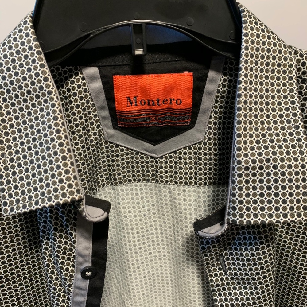 Montero western cowboy shirt size XL color black - Picture 11 of 13